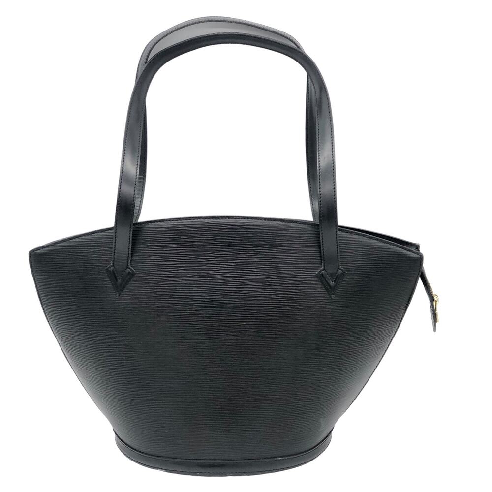 VINTAGE Louis Vuitton Saint Jacques Handbag Epi Leather GM Black - 1993